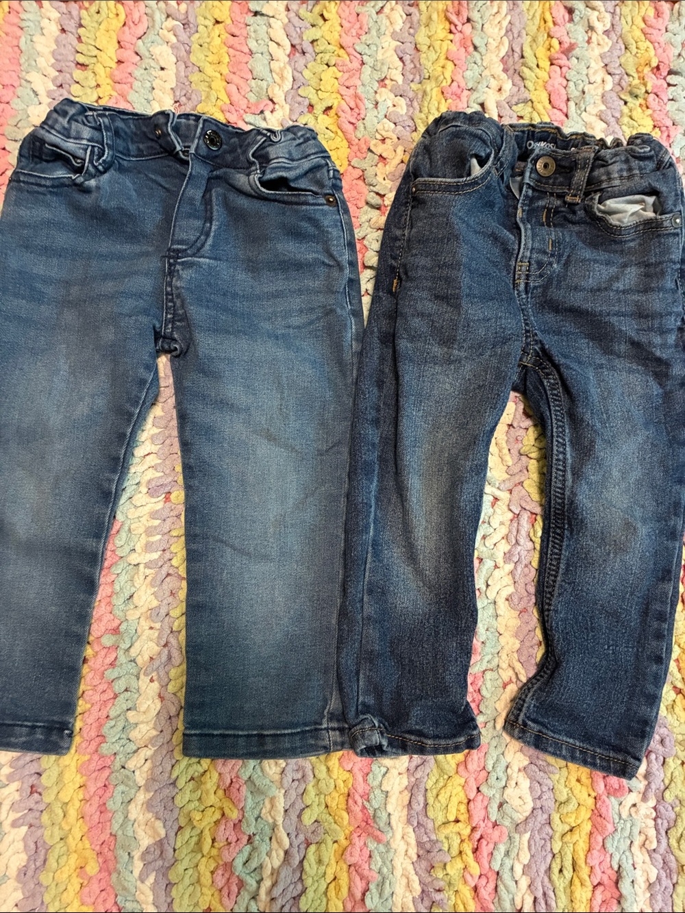 Kids Denim Pull-On Jeans - Blue